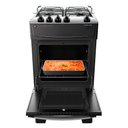 Ver imagem 5 de Fogão 4 Bocas Preto com Mesa Inox Atlas Atenas Bivolt