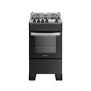 Ver imagem 2 de Fogão 4 Bocas Preto com Mesa Inox Atlas Atenas Bivolt