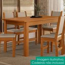 Ver imagem 2 de Mesa de Jantar Tampo sem Vidro 6 Lugares 150x80 cm Bellagio Freijo Poliman