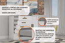 Ver imagem 2 de Cômoda para Quarto com Sapateira 5 Gavetas - Seul-branco - Móveis Novo Horizonte