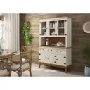 Ver imagem 2 de Arca e Oratório 6 Portas e 3 Gavetas - Madeira Maciça - Off White