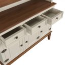 Ver imagem 4 de Arca e Oratório 6 Portas e 3 Gavetas - Madeira Maciça - Off White