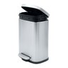 Lixeira Pedal Top Clean Inox 30 Litros com Balde Interno - 2