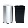Lixeira Pedal Top Clean Inox 30 Litros com Balde Interno - 5