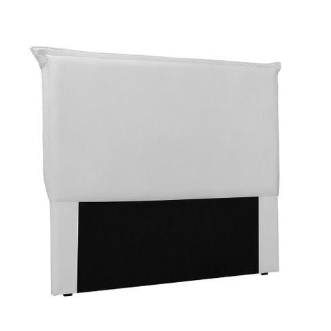 Cabeceira Garden Para Cama Box King 195 cm Corino Branco - D’Rossi
