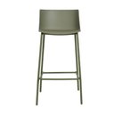 Ver imagem 4 de Kit 2 Banquetas Ipanema Média Fratini 86,50 Cm (altura) em Polipropileno Base em Aço Verde Aloe