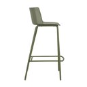 Ver imagem 5 de Kit 2 Banquetas Ipanema Média Fratini 86,50 Cm (altura) em Polipropileno Base em Aço Verde Aloe