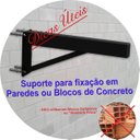 Ver imagem 2 de Suporte Pia Parafusar Bancada Aparador 60 Cm Preto