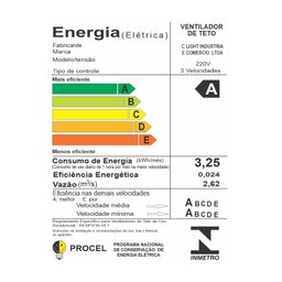 Ventilador Teto Preto 4 Pás Madeira Turbo Winds Ventax 220v - 5
