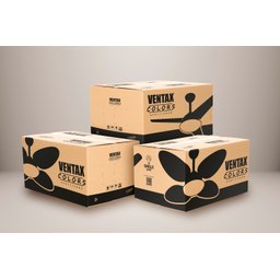 Ventilador Teto Preto 4 Pás Madeira Turbo Winds Ventax 220v - 4