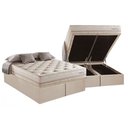 Ver imagem 1 de Cama Box Baú Queen: Colchão Molas Masterpocket Ensacadas Herval Maxspring Scotland + Base Crc