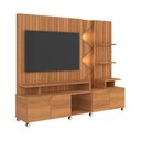 Ver imagem 5 de Estante Home para Tv de 55 Polegadas Cross Lukaliam:jequitiba