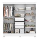 Ver imagem 4 de Guarda Roupa 6 Portas Bona Branco