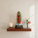 Ver imagem 3 de Imagem de Nossa Senhora de Guadalupe de Borracha Inquebrável - 22 cm