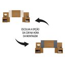 Ver imagem 6 de Cabeceira Araguaia 235cm com Mesa de Cabeceira Freijó Off White Cinza Flex Moval