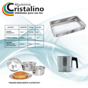 Ver imagem 2 de Jogo Forma de Pudim/forma Retangular/leiteira Aluminio 3pçs