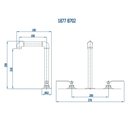 Ver imagem 2 de Torneira Misturador de Mesa para Banheiro Bica Alta Preta Living Clássica 702 Fani