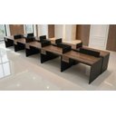 Ver imagem 7 de Plataforma 10 Lugares Castanho Tannat /preto 40 Mm 6000x1500 C/5 Caixas de Tomadas /20 Tomadas/10 Ga