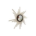 Ver imagem 2 de Espelho decorativo de parede redondo com moldura pequeno Mini Órion Dourado