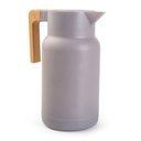 Ver imagem 1 de Garrafa Térmica Wood Fashion Cinza 1l e Escova Limpeza Termopro