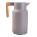 Ver imagem 4 de Garrafa Térmica Wood Fashion Cinza 1l e Escova Limpeza Termopro