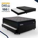 Ver imagem 5 de Cama Box com Colchão de Espuma D45 Pillow Top + Auxiliar de Espuma D28 Positanno Casal 138cm