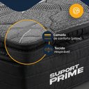 Ver imagem 2 de Cama Box com Colchão de Espuma D45 Pillow Top + Auxiliar de Espuma D28 Positanno Casal 138cm