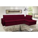 Ver imagem 1 de Sofá Istambul 3.80x1.90m Retrátil e Reclinável com Chaise - Vinho