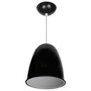 Ver imagem 1 de Kit 2 Pendente Ananda Poptem preto luminária lustre 21cm copo sala
