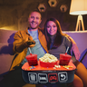 kit pipoca almofada Para assistir Filmes Game - 3