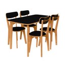Ver imagem 3 de Conjunto Life Design Mesa 4 Cadeiras:Preto
