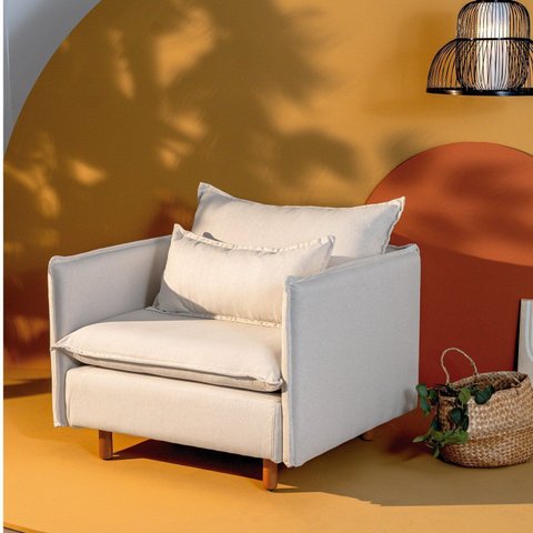 Poltrona com Pé Madeira Sôma CabeCasa MadeiraOriginals