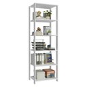 Ver mais imagens de Estante Armário Multiuso para Escritório 59cm 5 Prateleiras Branco Madesa