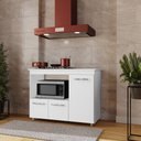 Ver imagem 1 de Balcão para Cooktop 3 Portas Armário de Cozinha Ana - Ssx Multicoisas