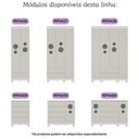 Ver imagem 2 de Guarda-roupa Infantil 62cm 2 Portas com Vidro e 2 Gavetas Suspiro Multimóveis Mp4456 Branco-off