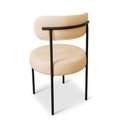 Ver imagem 4 de Mesa Jantar Vidro 160cm Off Kit 6 Cadeiras Aço Preto Boucle Ted H02 - D'Rossi