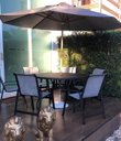 Ver imagem 2 de Mesa de Aluminio para Piscina Resistente Sol e Chuva - Voratto Móveis