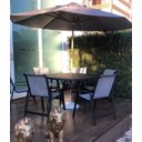 Ver imagem 2 de Mesa de Aluminio para Piscina Resistente Sol e Chuva - Voratto Móveis
