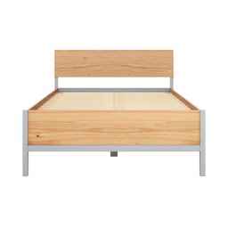 Cama de Casal em Madeira Maciça 147cm X 198cm Square - 4