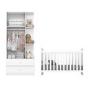Ver imagem 3 de Quarto de Bebê Completo Labirinto 2 Portas 2 Gavetas Branco - Henn