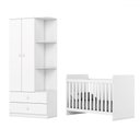 Ver imagem 2 de Quarto de Bebê Completo Labirinto 2 Portas 2 Gavetas Branco - Henn