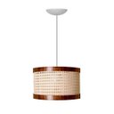 Ver imagem 1 de PENDENTE RAVEL:Luminária Madeira/Palha/110/220V