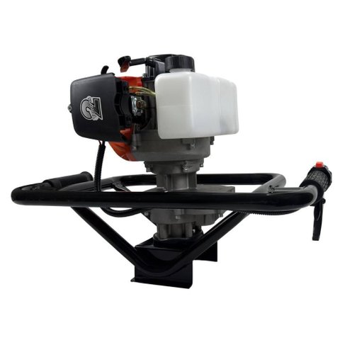 Perfurador de Solo À Gasolina DPS523P 52CC 2,5HP com 3 Brocas e 2 Extensões 60cm Laranja