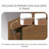 Guarda Roupa Casal Belmonte 2 Portas 8 Gavetas Cumaru 25 Fendi com Espelho – Novo Horizonte - 4