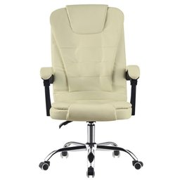 Cadeira de Escritório Presidente Base Cromada com Rodinha Fortt Paris Branca - Cpf02-b - 6