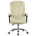 Ver imagem 6 de Cadeira de Escritório Presidente Base Cromada com Rodinha Fortt Paris Branca - Cpf02-b