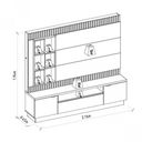Ver imagem 4 de Estante Home para TV até 65 Polegadas Araguaia Linea Brasil