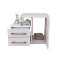 Ver imagem 3 de Gabinete Armario P-banheiro (balcao C-cuba Q355) Legno 650 Branco Chess C-snow