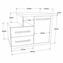Ver imagem 4 de Gabinete Armario P-banheiro (balcao C-cuba Q355) Legno 650 Branco Chess C-snow