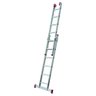 Escada Dupla 2x7 Aluminio Extensiva 3,3 Metros - Worker - 3